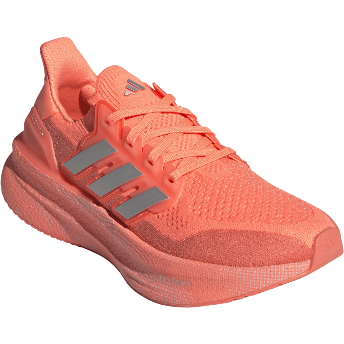 женские кроссовки adidas Ultraboost 5 - луч оранжевый/серебристый металл/однотонно-серый KJ3589