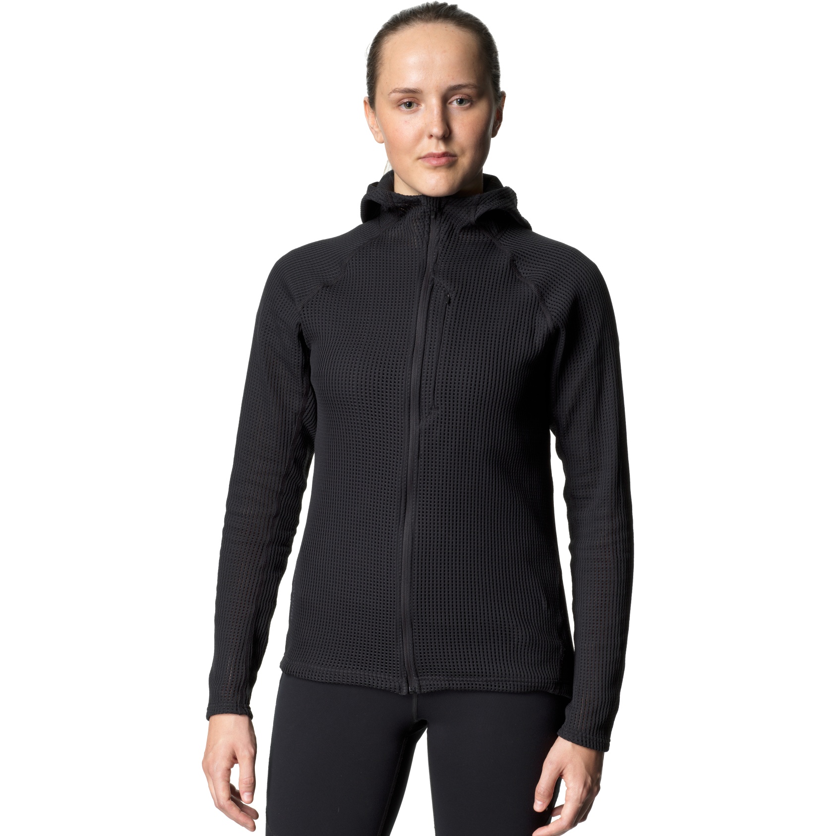 Image of Houdini Pace Flow Houdi Jacket Women - True Black