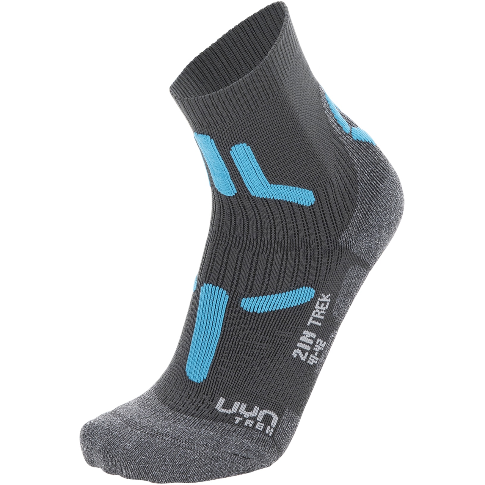 Picture of UYN Trekking 2In Socks Women - Anthracite/Turquoise