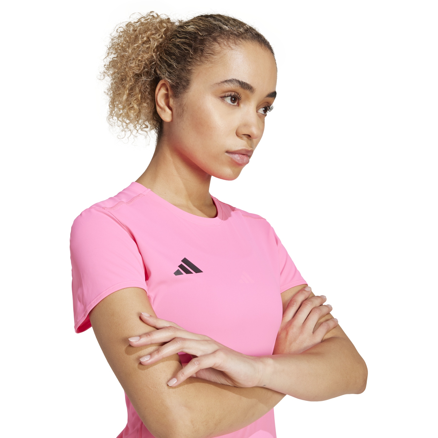 売れ筋商品|||アディダス Tシャツ レディース トップス CLUB TEE - Sports T-shirt - lucid pink adidas adizero Women's Running T-Shirt - Lucid Pink