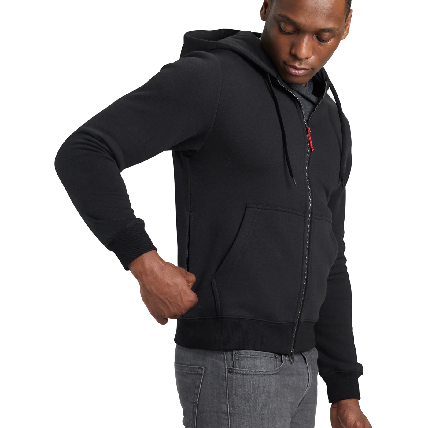 CHROME Issued Fleece Hoodie - Black | BIKE24