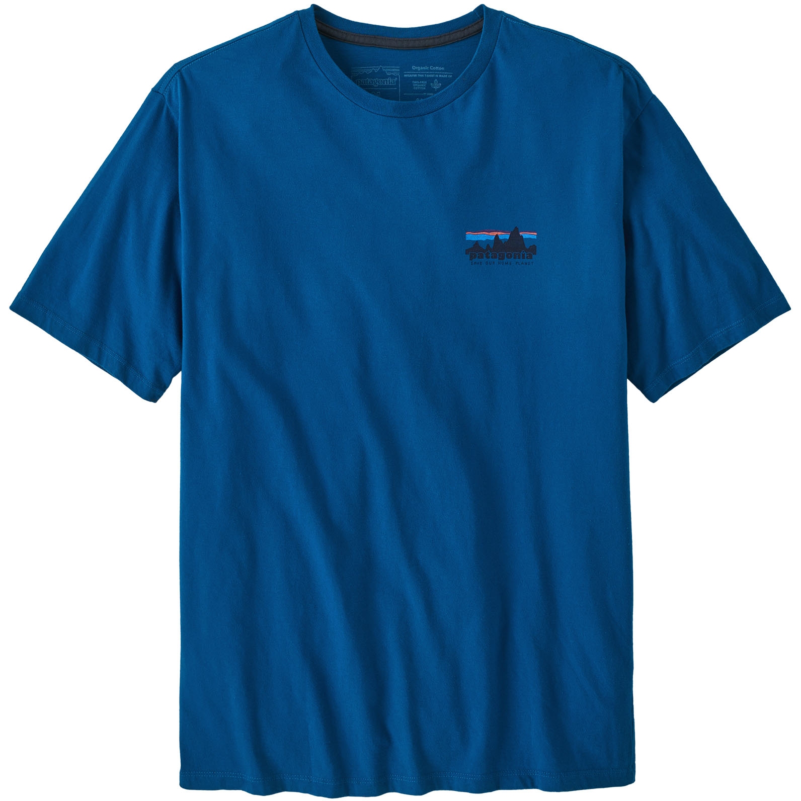 Photo produit de Patagonia T-Shirt Homme - &#039;73 Skyline Organic - Endless Blue
