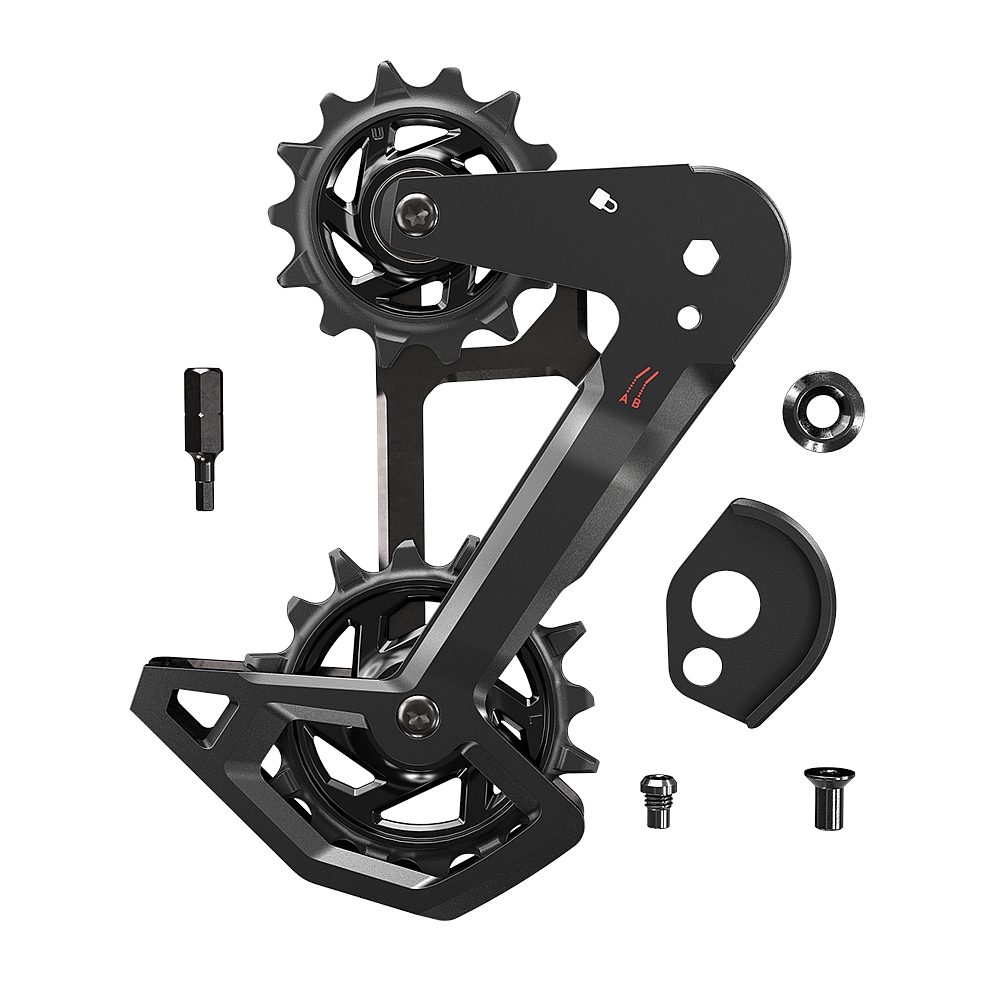 Produktbild von SRAM Aluminium Ersatzkäfig Kit für T-Type Eagle AXS Schaltwerk | B1 - 11.7518.104.024