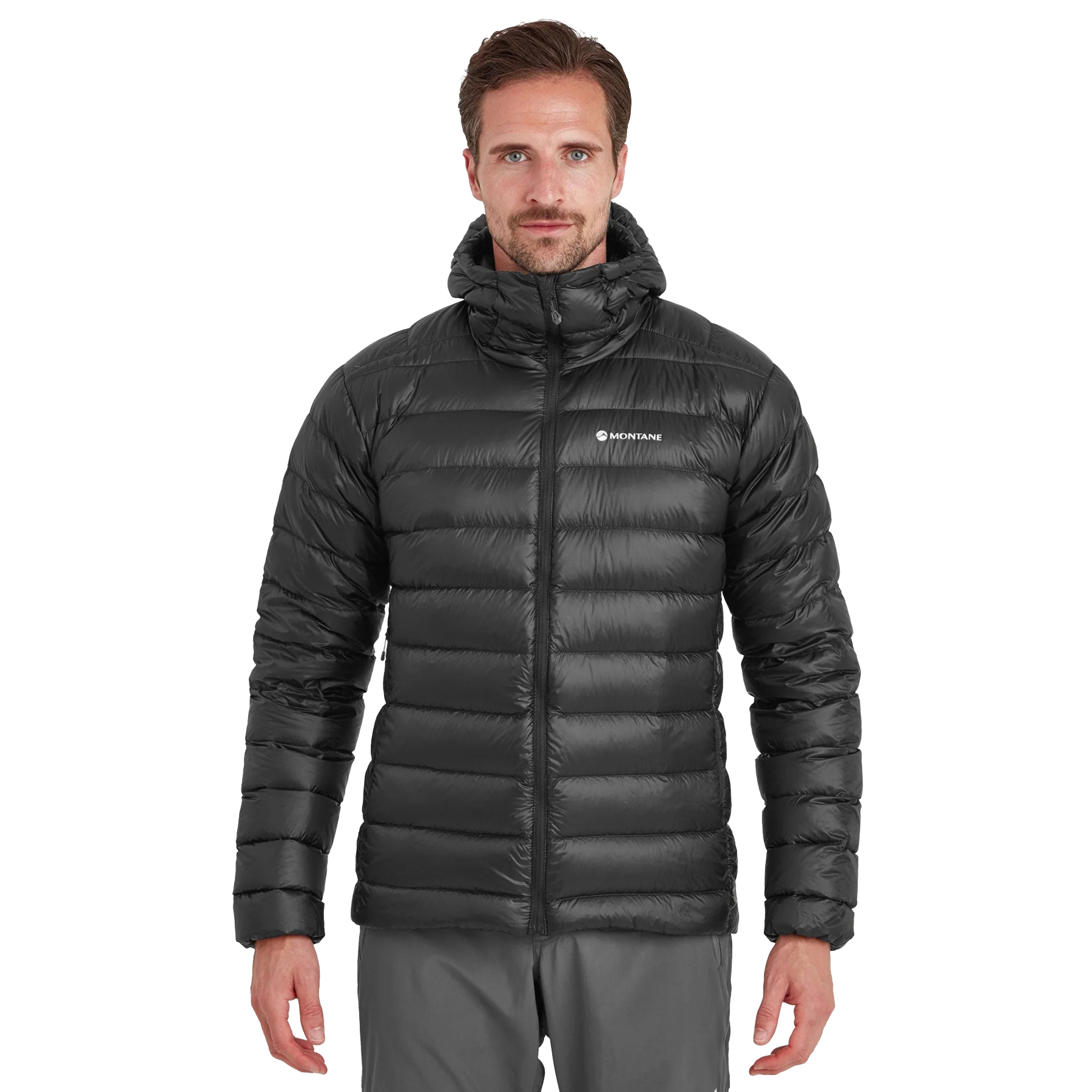 Picture of Montane Alpine 850 Lite Hooded Down Jacket - black