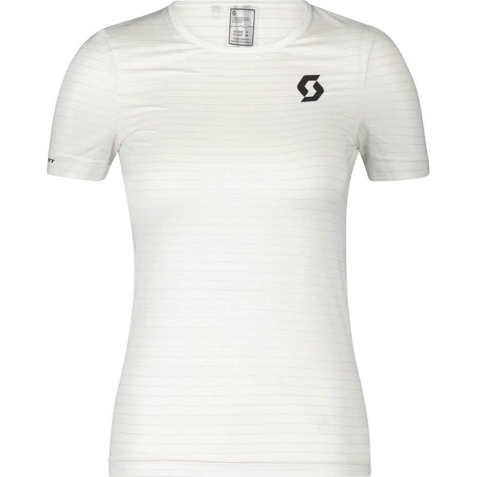 Picture of SCOTT Underwear Carbon Womens Short Sleeve Shirt - white/black