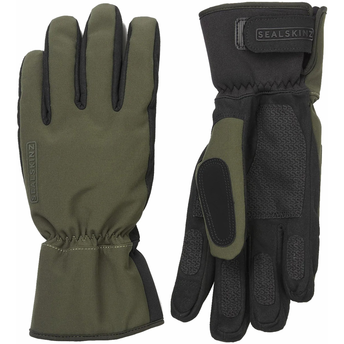 Productfoto van SealSkinz Howe Waterdichte Multi-Activiteitshandschoen Voor Alle Weersomstandigheden met Fusion Control™ - Olive