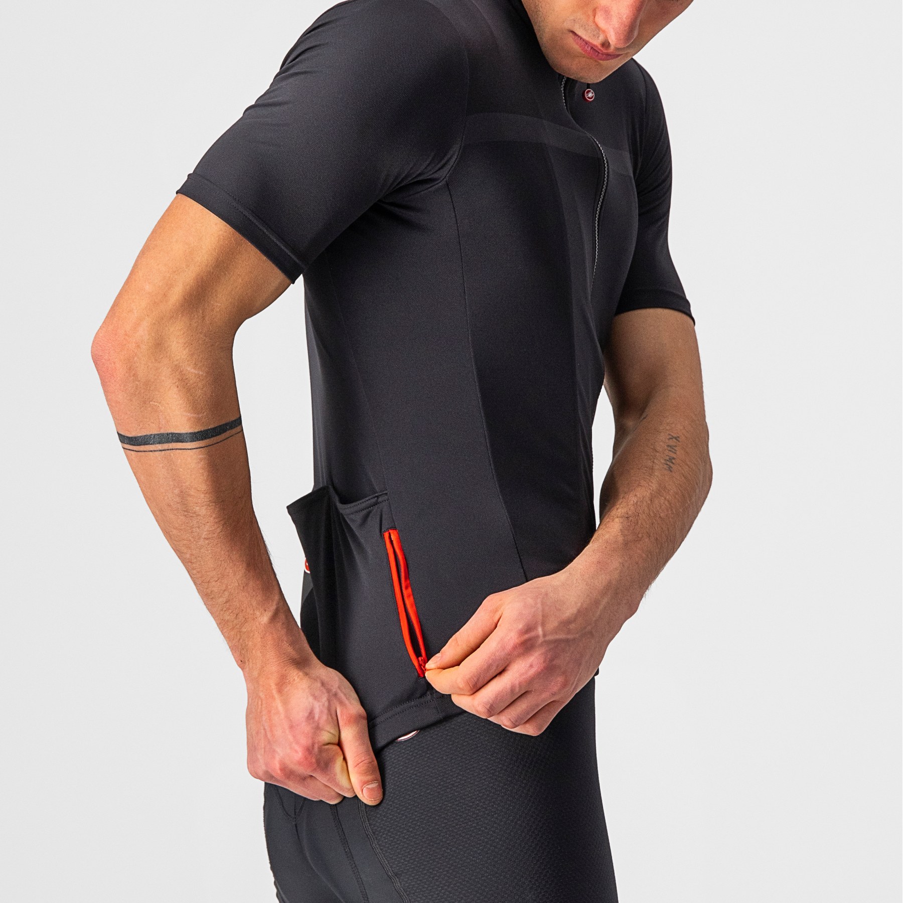 Castelli Classifica Jersey Men - light black 085 | BIKE24
