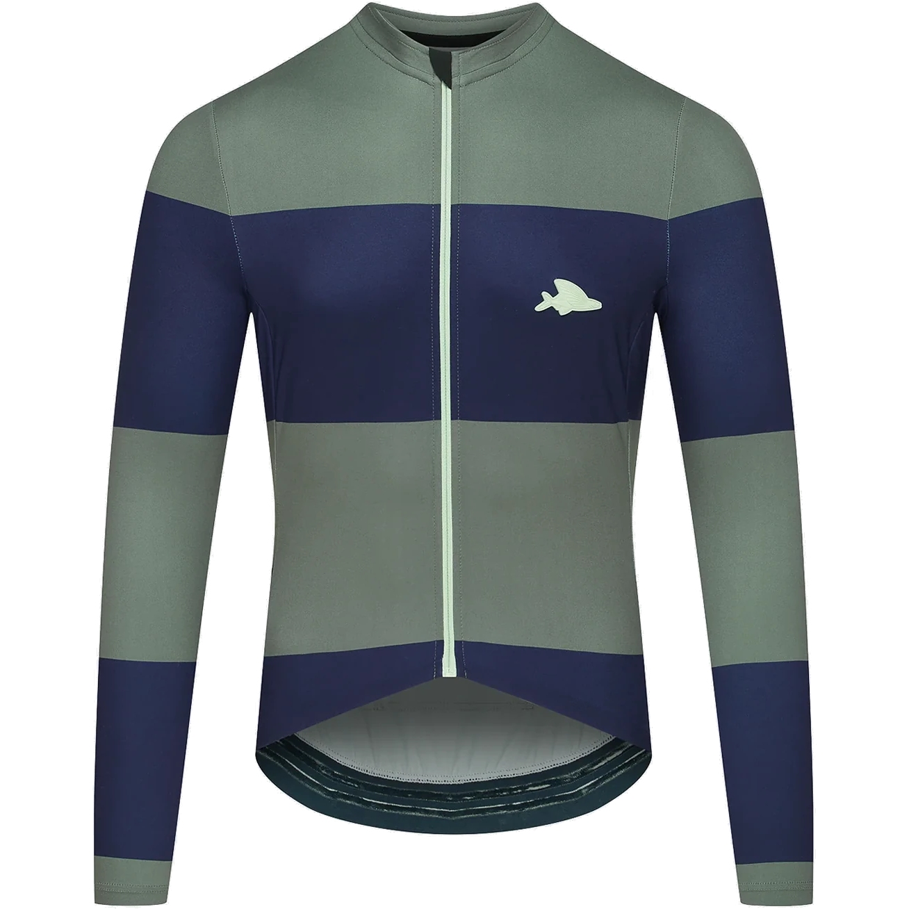 Picture of Café du Cycliste Constance Long Sleeve Jersey Men - navy/scots pine