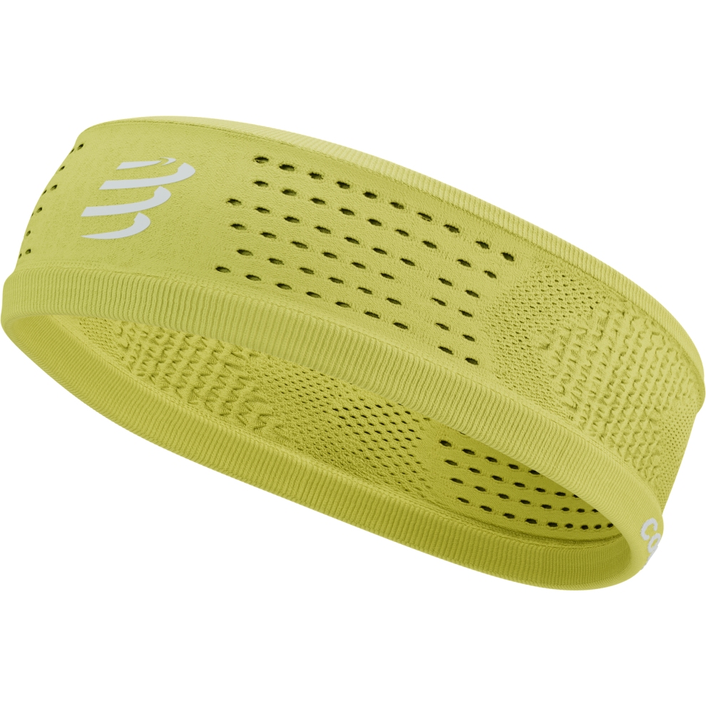 Picture of Compressport Thin Headband On/Off - green sheen/white