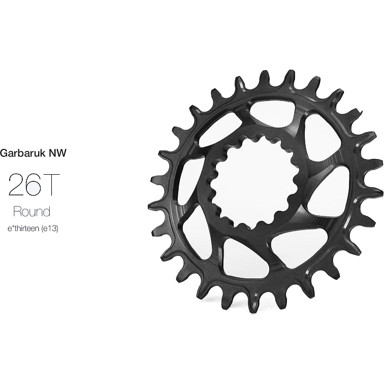 Picture of Garbaruk MTB Chainring - Direct Mount / Round / Narrow-Wide / Boost - for e*thirteen Quick Connect - black