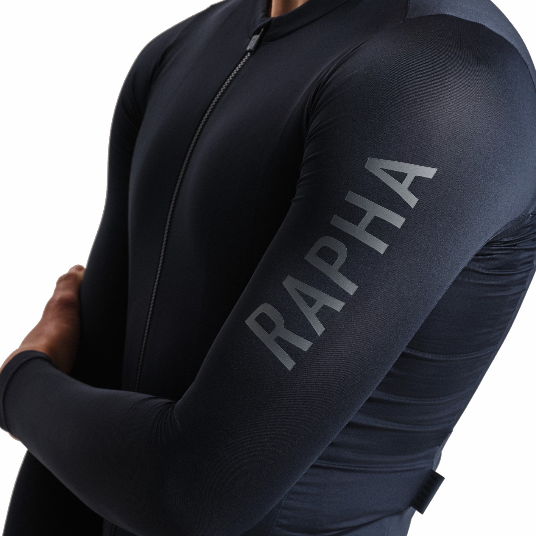 Rapha Pro Team Lightweight Long Sleeve Jersey Men - carbon/navy