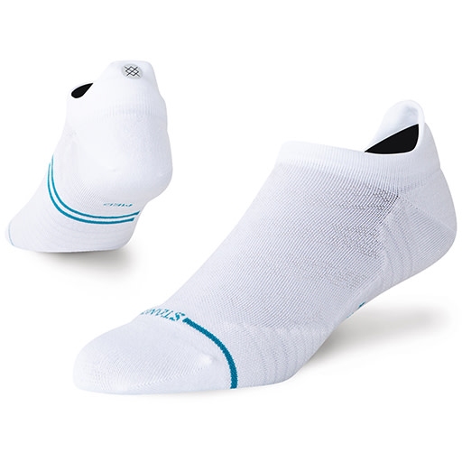 Image of Stance Run Ultralight Tab Socks Unisex - white