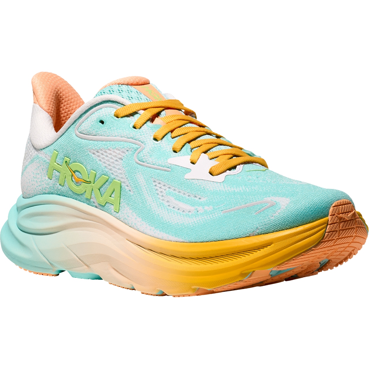 Photo produit de Hoka Chaussures Running Homme - Clifton 10 - blue spark / blanc