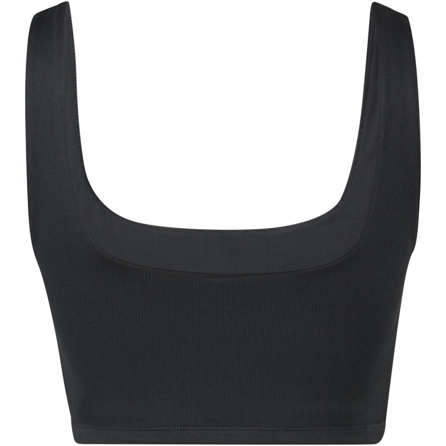 RIBBED SQUARE NECK SPORTS BRA – Gyming