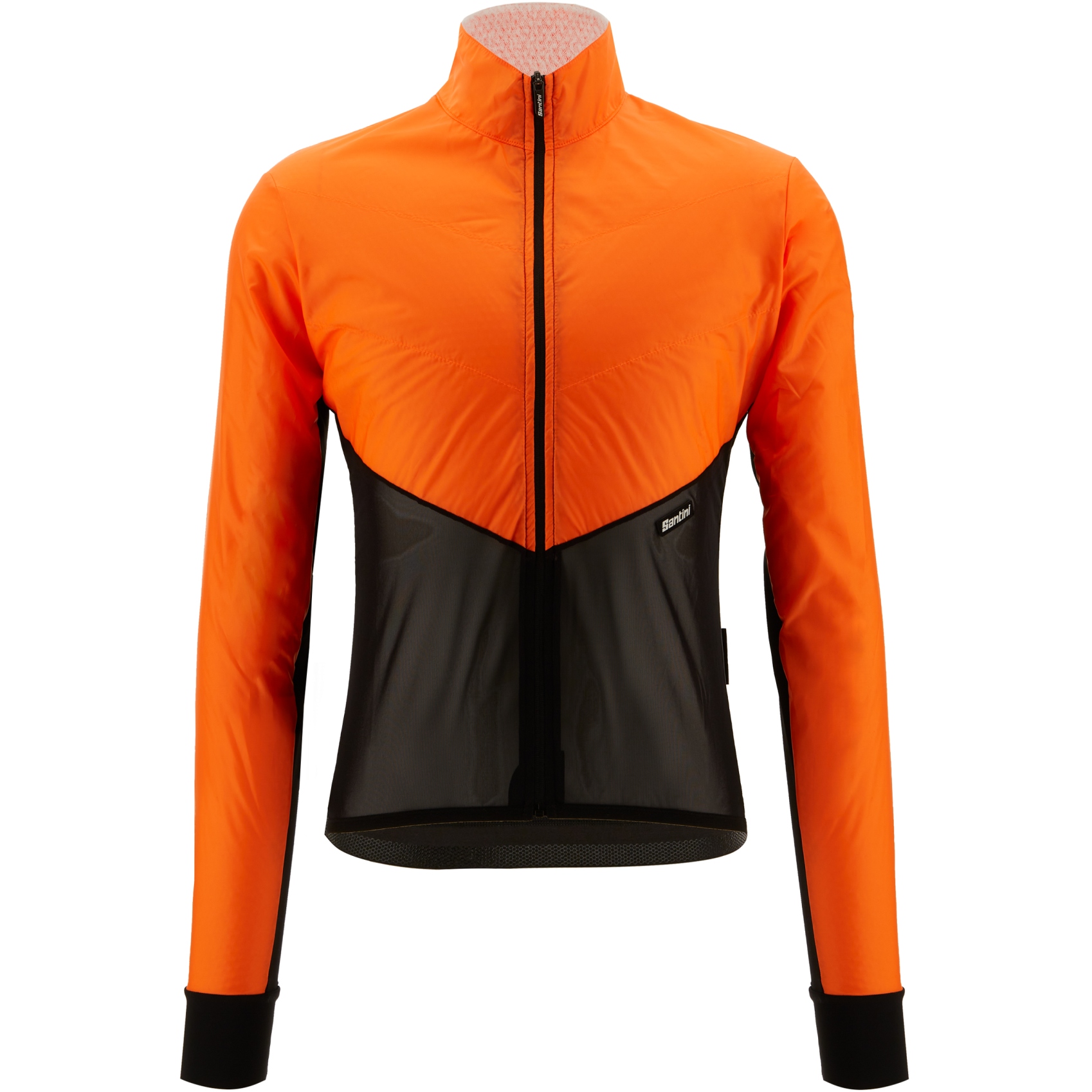 Picture of Santini Redux Lite Windproof Jacket SP33275REDUXLITE - orange fluo AF