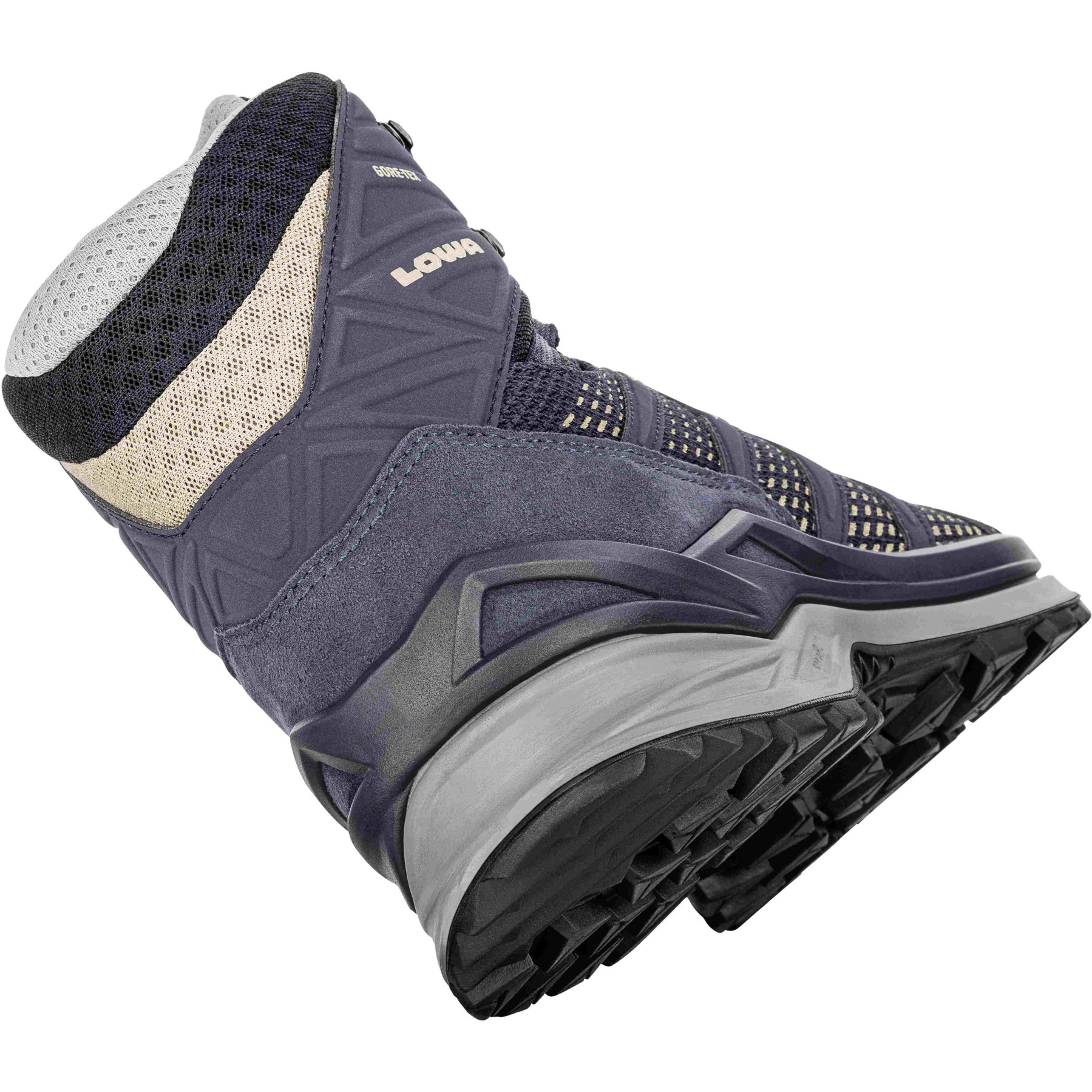 LOWA Innox Pro GTX Mid Hiking Boots Men - denim/dune | BIKE24