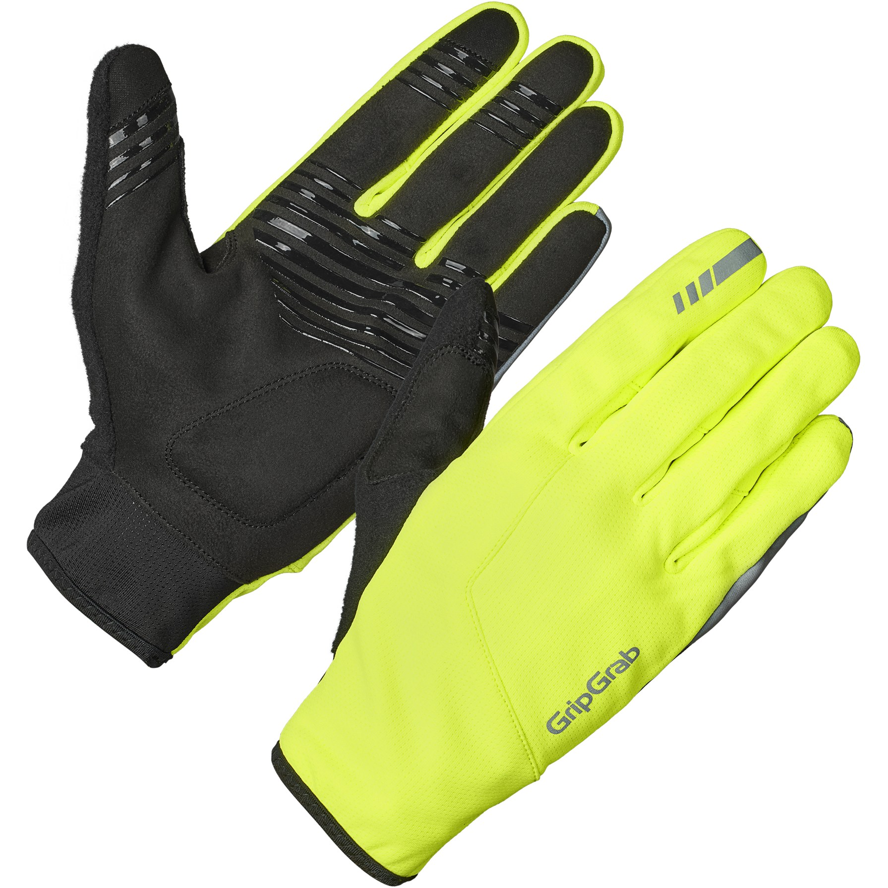Picture of GripGrab Hurricane 2 Windproof Spring-Autumn Gloves - yellow hi-vis