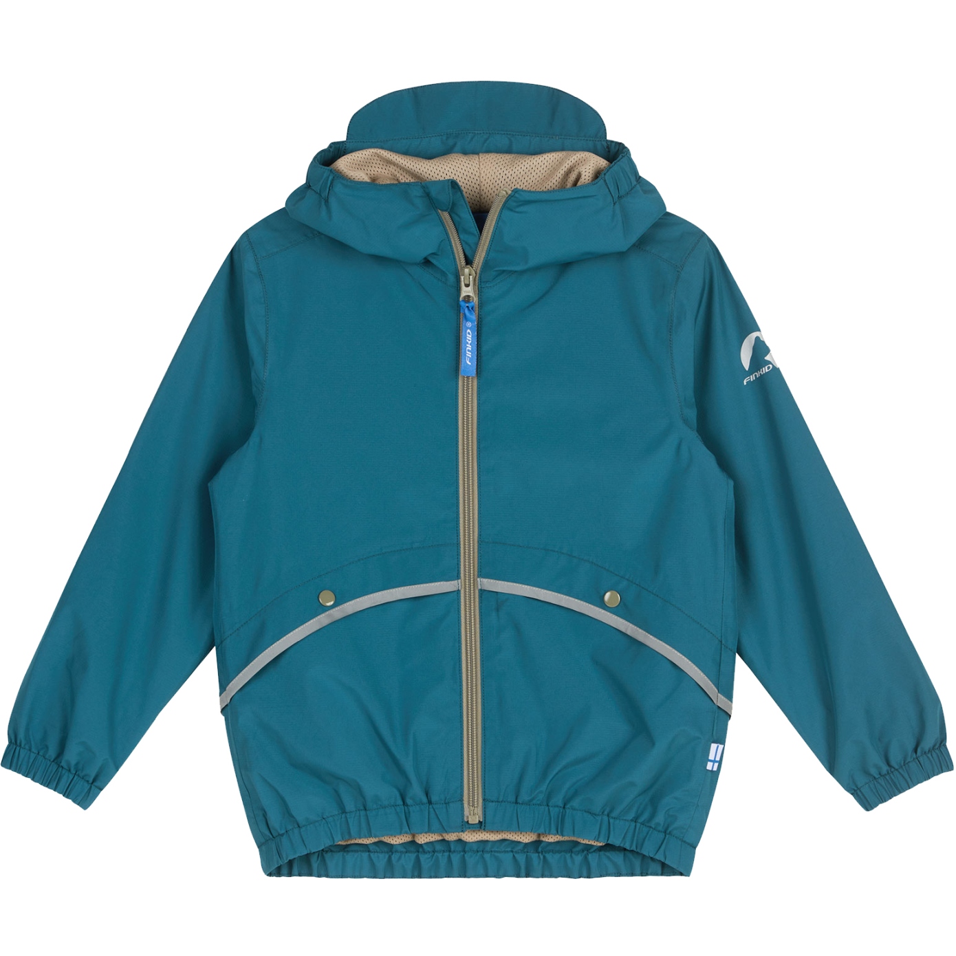 Picture of Finkid TIMI AIR Rain Jacket Kids - ocean