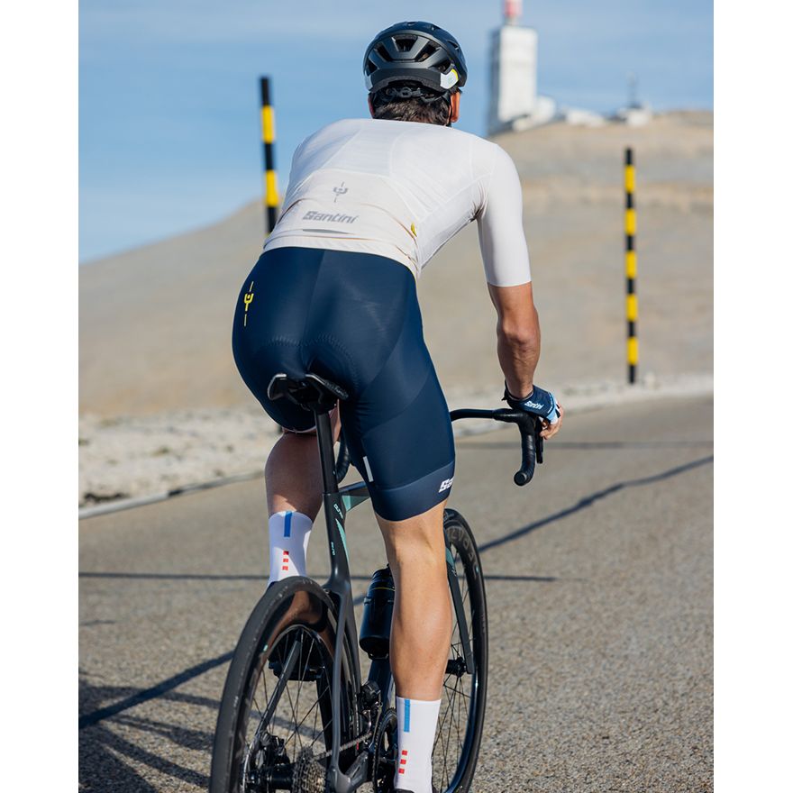 HOMTOL Ensemble Cyclisme Homme - Maillot Manches Courtes + Cuissard Avec Coussinets 3D
