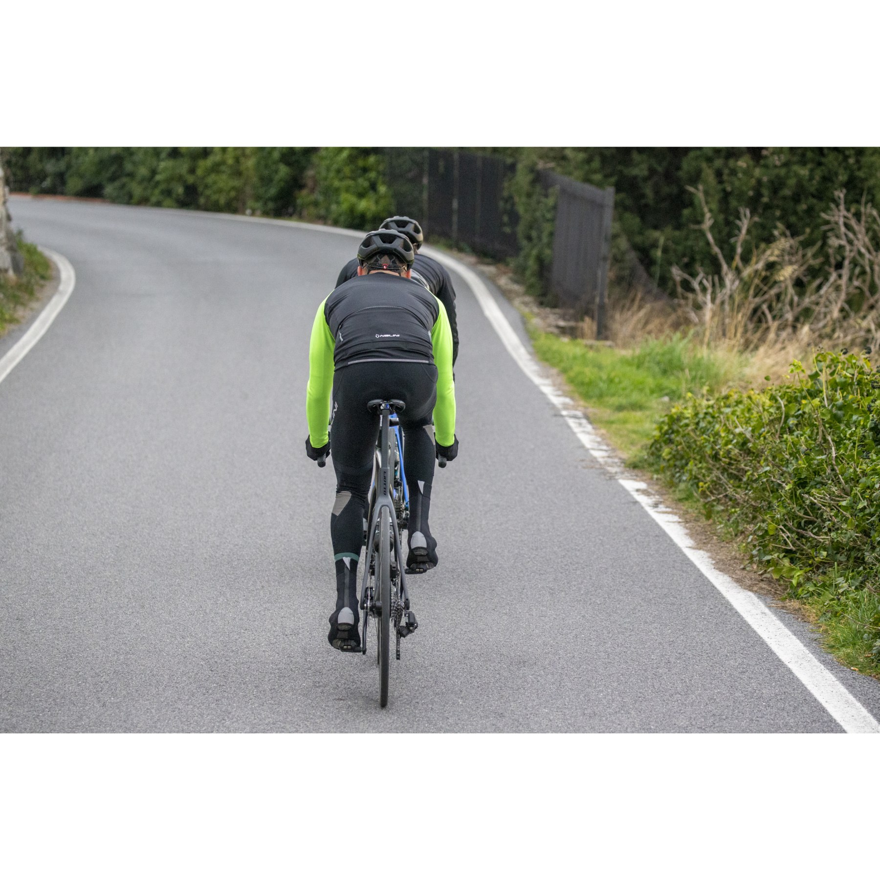 Camiseta térmica mujer ciclismo Van Rysel Roadc 500 negra
