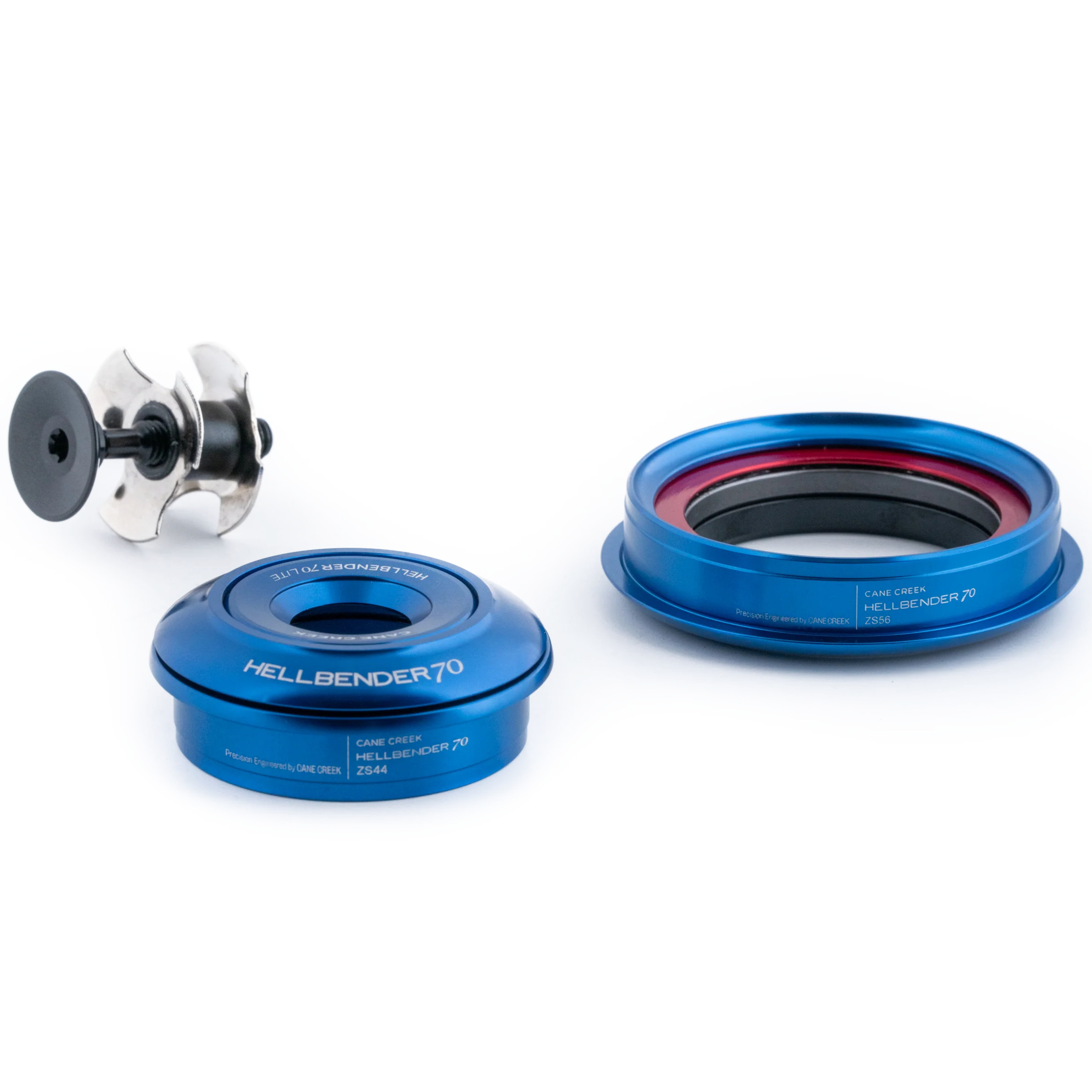 Bild von Cane Creek Hellbender 70 Lite Steuersatz - Tapered | ZS44/28.6 | ZS56/40 - blau
