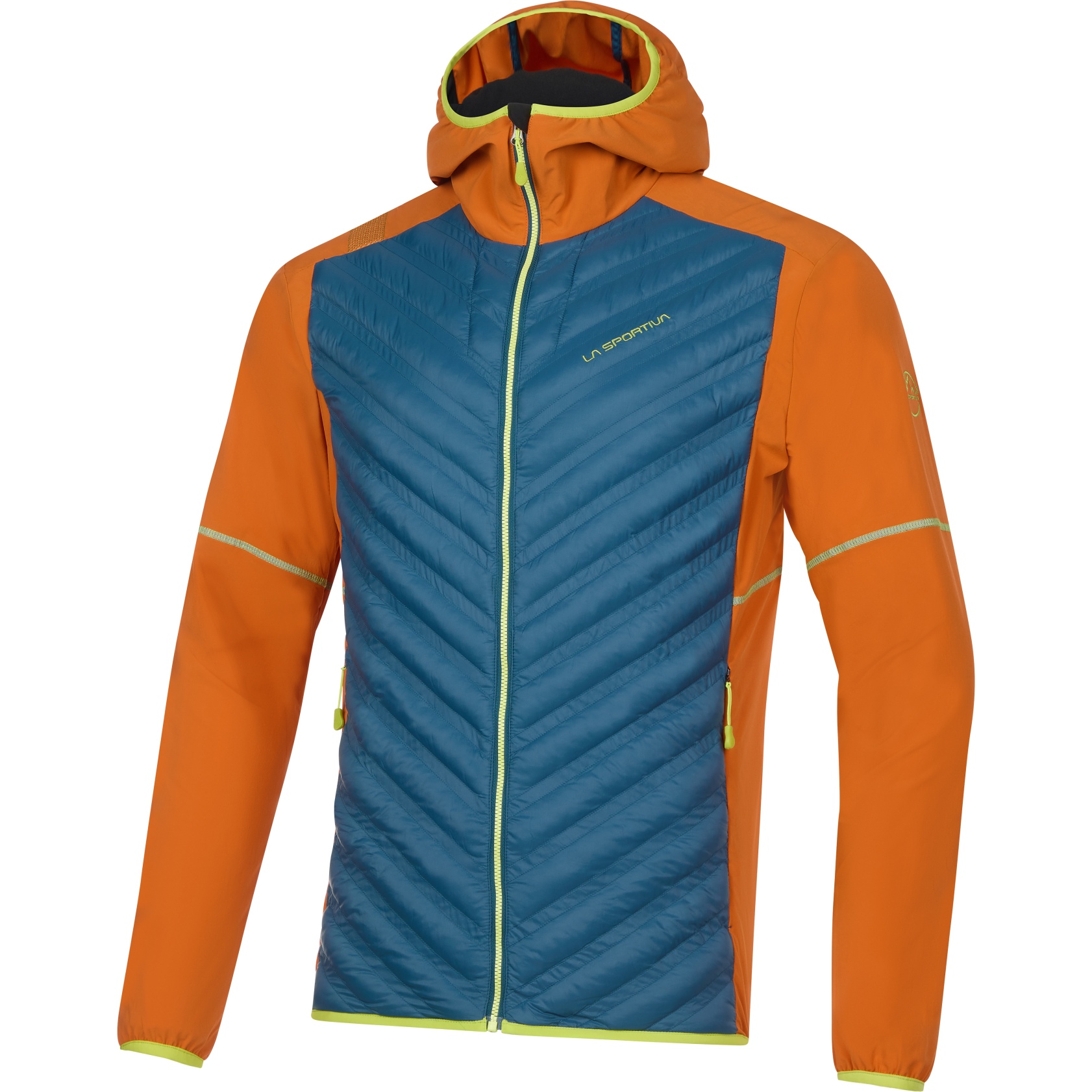 La Sportiva Discover Jacket - Storm Blue/Lime Punch | BIKE24