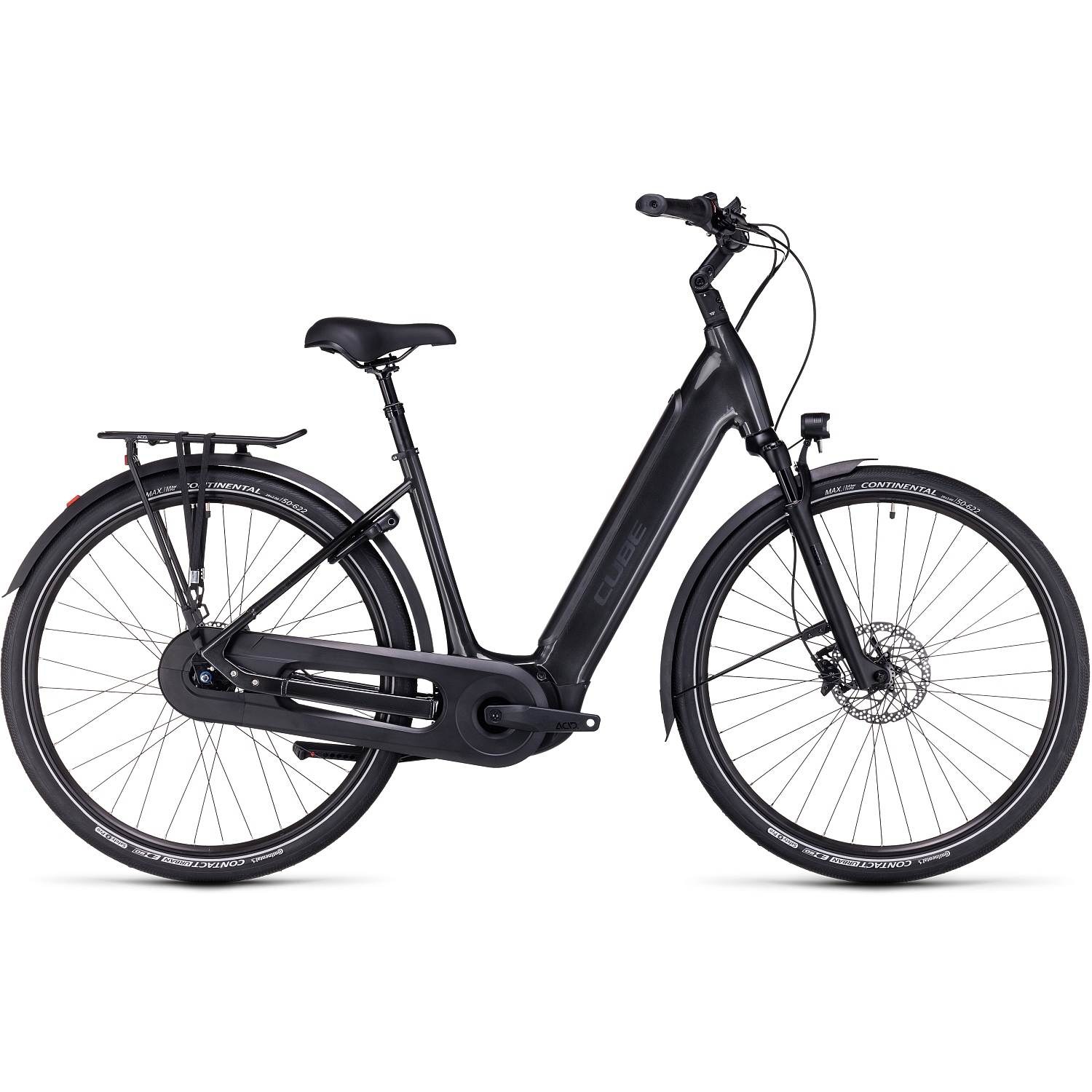 Picture of CUBE SUPREME HYBRID EX 625 - Easy Entry Electric Bike - 2023 - grey / black
