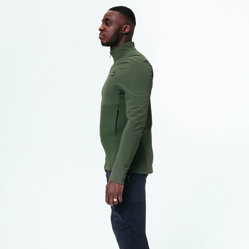 GOREWEAR TrailKPR Hybrid 1/2-Zip Midlayer Men - utility