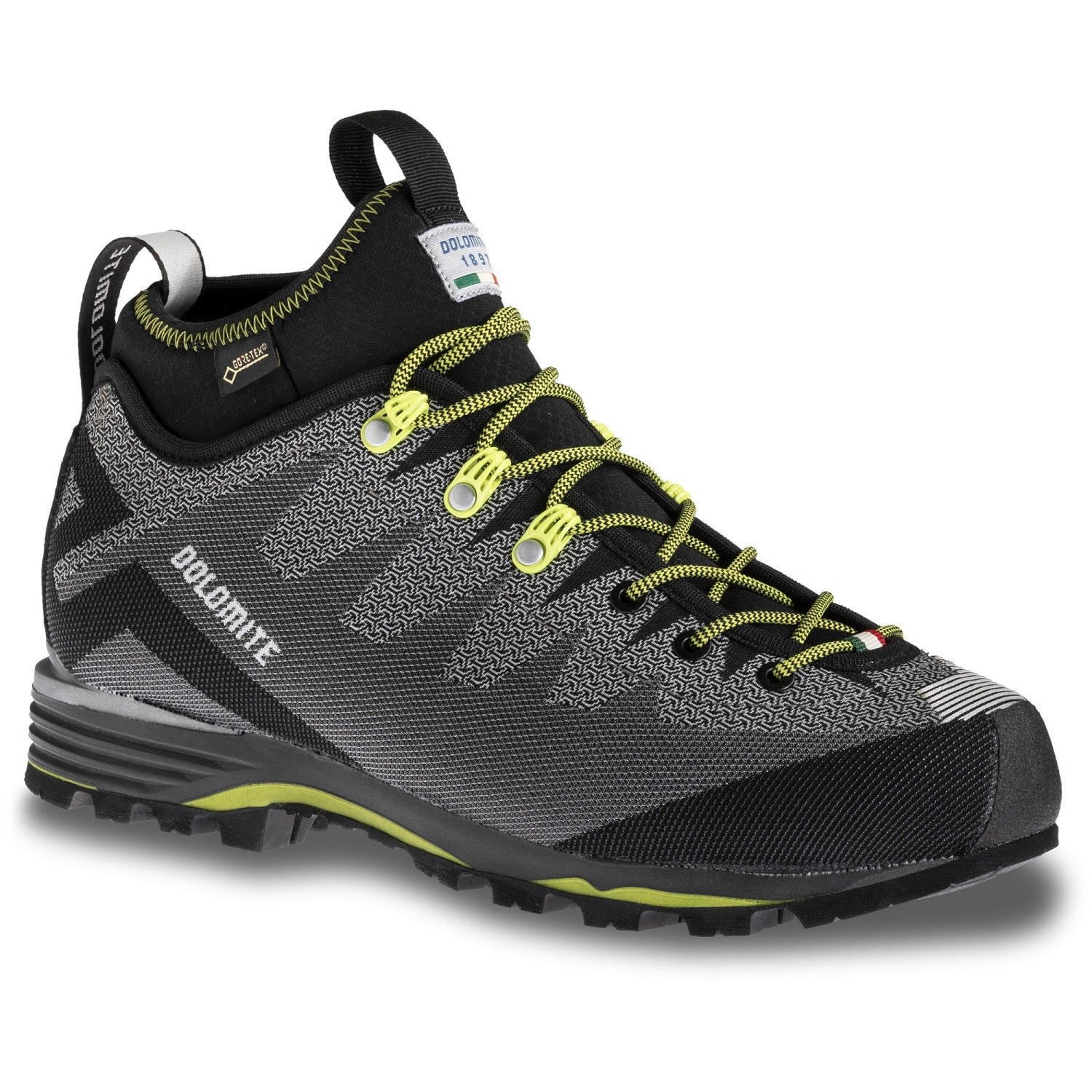 Picture of Dolomite Veloce GTX Shoe - pewter grey/green shoot