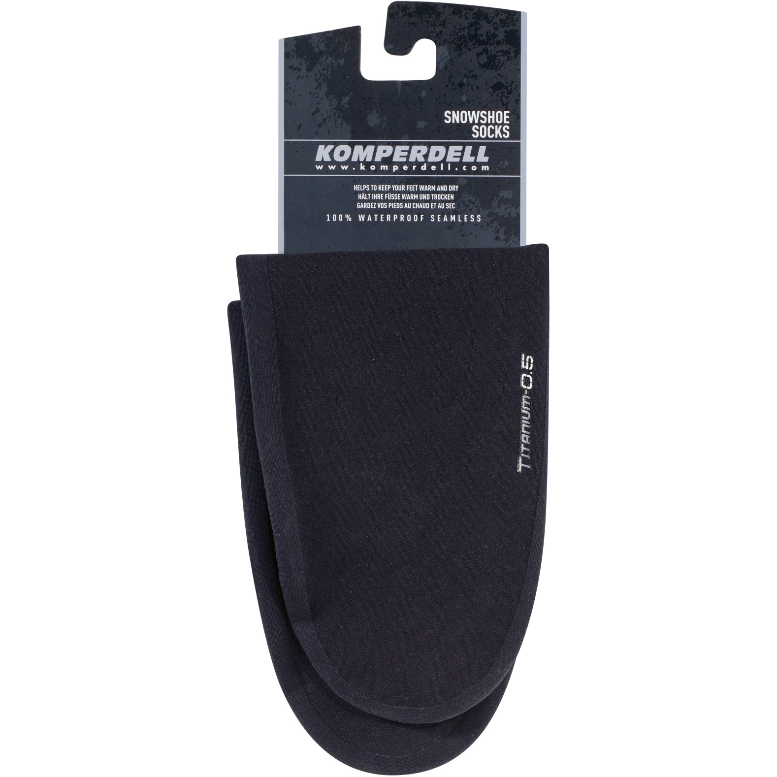 Image of Komperdell Snowshoe Socks Titanium - black