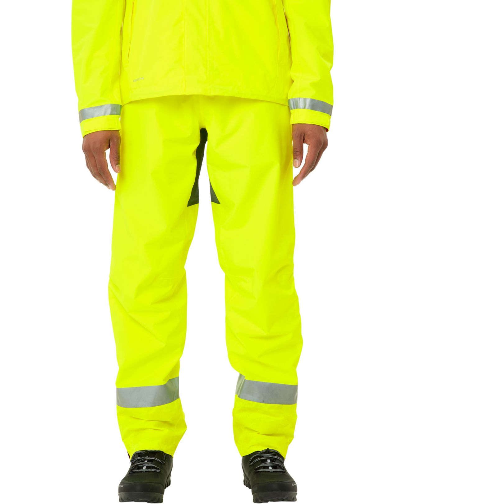 VAUDE Fahrrad Regenhose Herren - Wasserdicht & Sichtbar Für Sicheres Pendeln