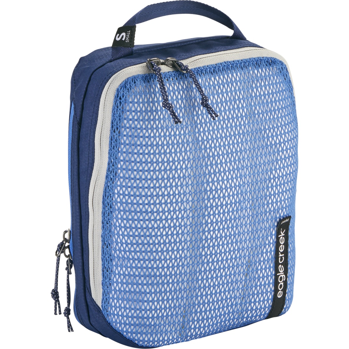 Productfoto van Eagle Creek Pack-It™ Reveal Clean/Dirty Cube S - Tas Organizer - aizome blue grey