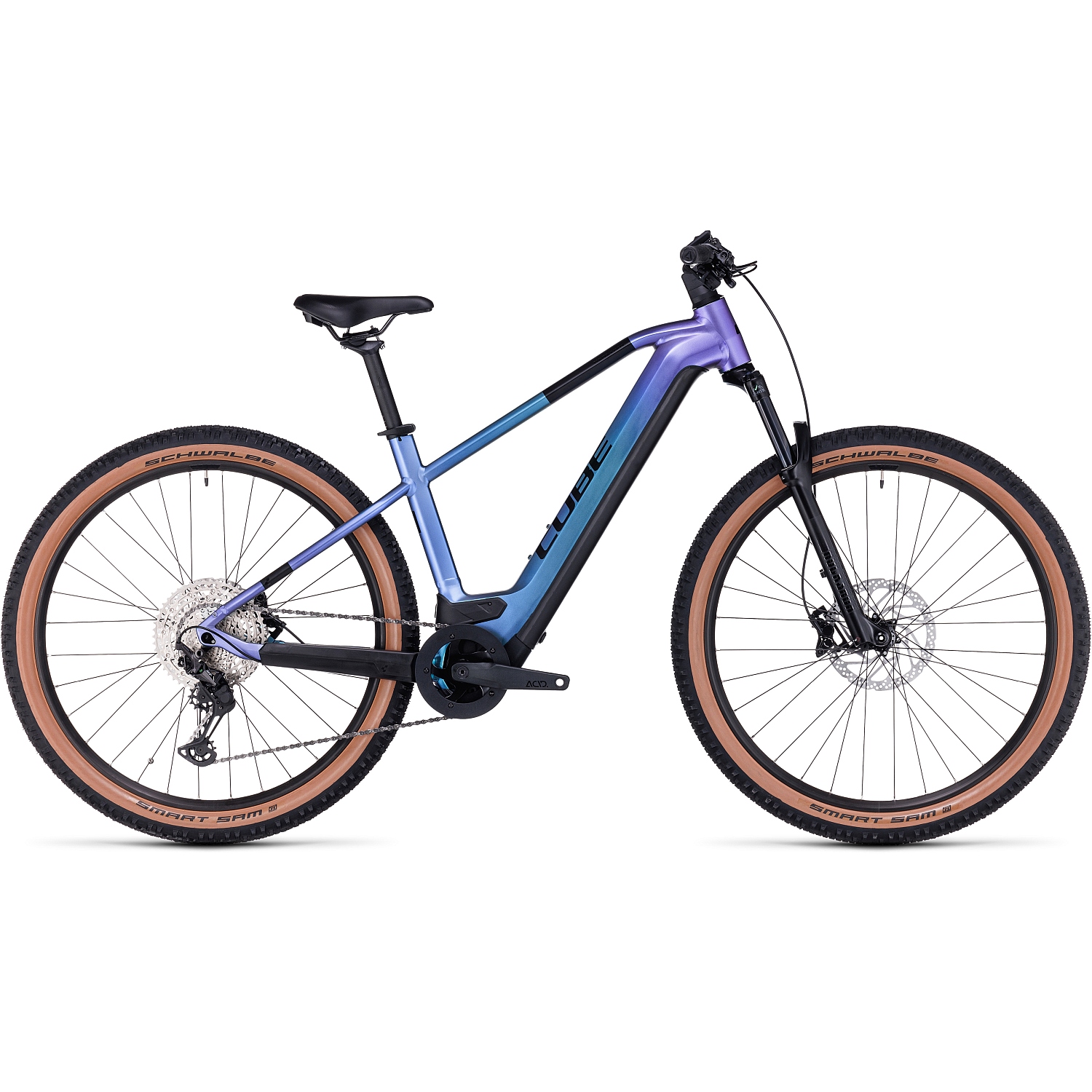 Picture of CUBE REACTION HYBRID Race 750 - Electric Mountain Bike - 2023 - switchblue / black