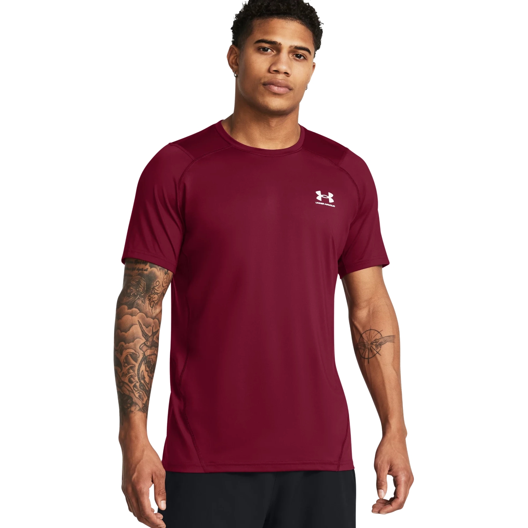 Men's under armour fitted t shirts clearance