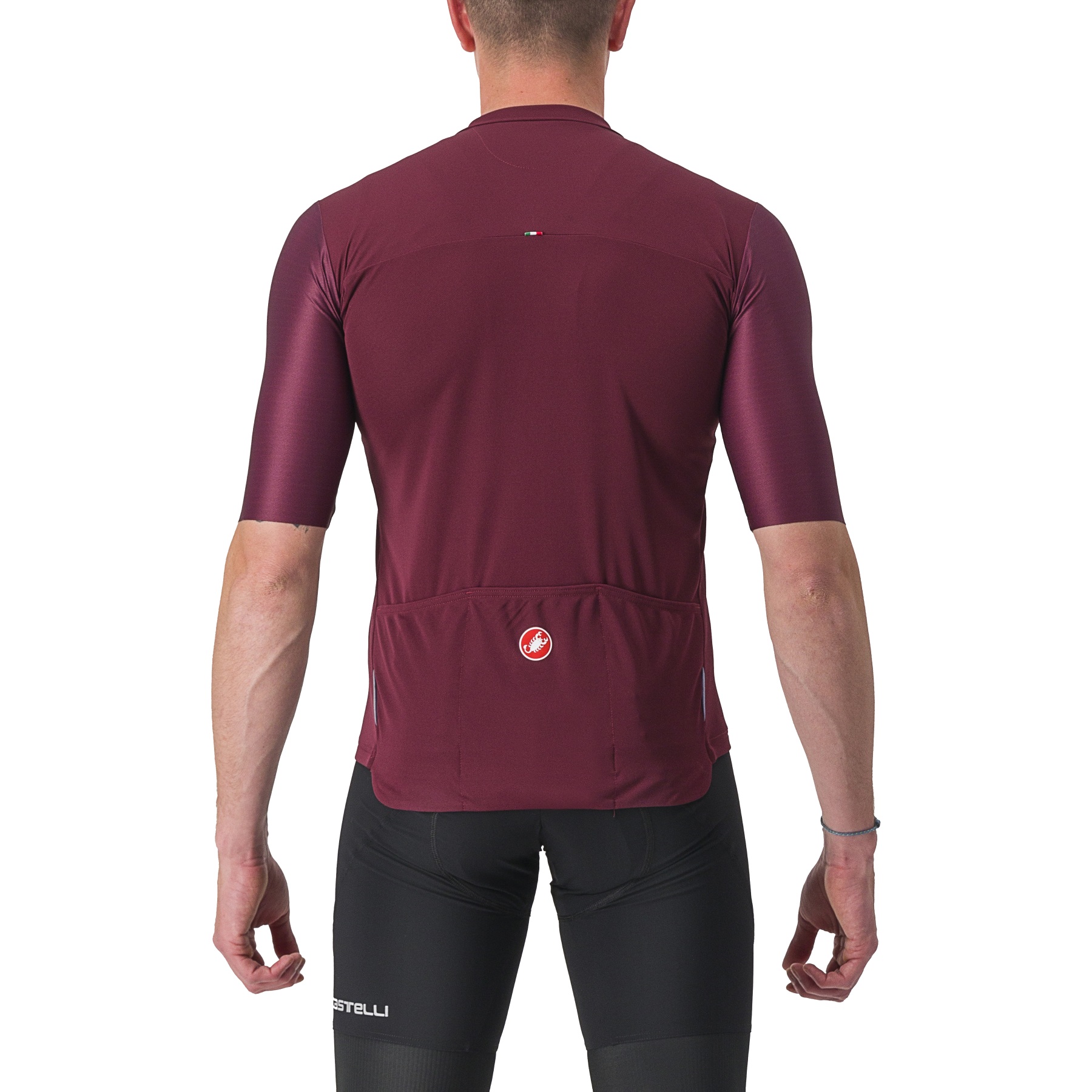 Castelli Prologo 7 Jersey Men - bordeaux/ivory-passion fruit 421 