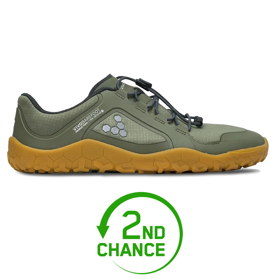 Picture of Vivobarefoot Primus Trail II All Weather FG Women&#039;s Barefoot Shoe - Botanical Green - 2nd Choice