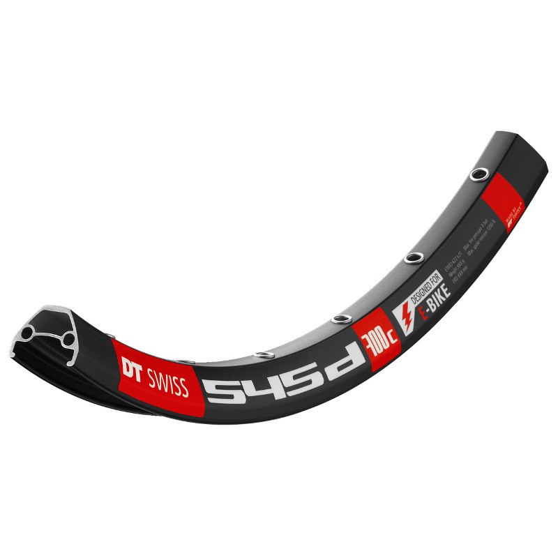 Image of DT Swiss 545d - 700C / 28" E-Bike Rim - black/red