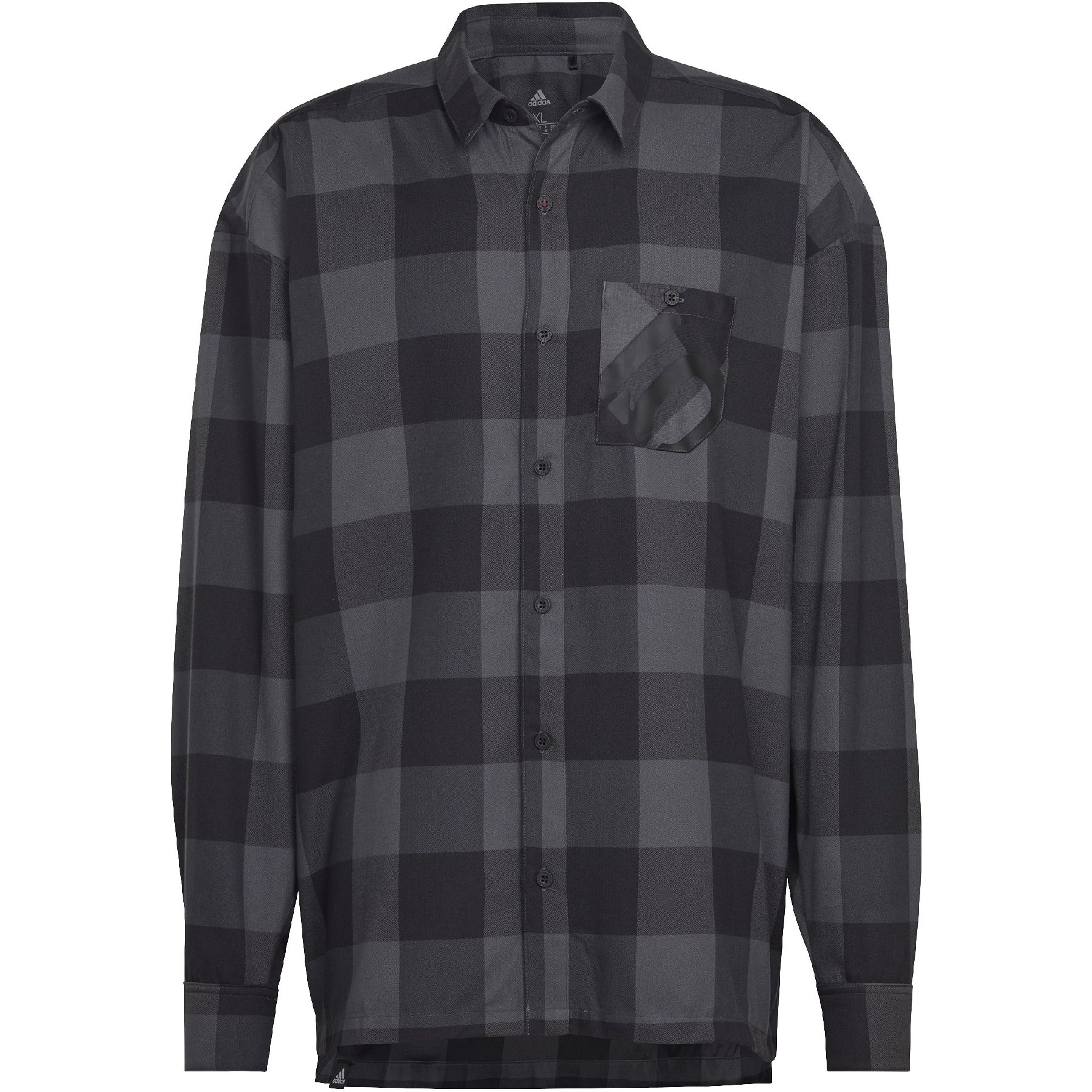 Picture of Five Ten Brand of the Brave Flannel Long Sleeve Top - Grey Six / Black
