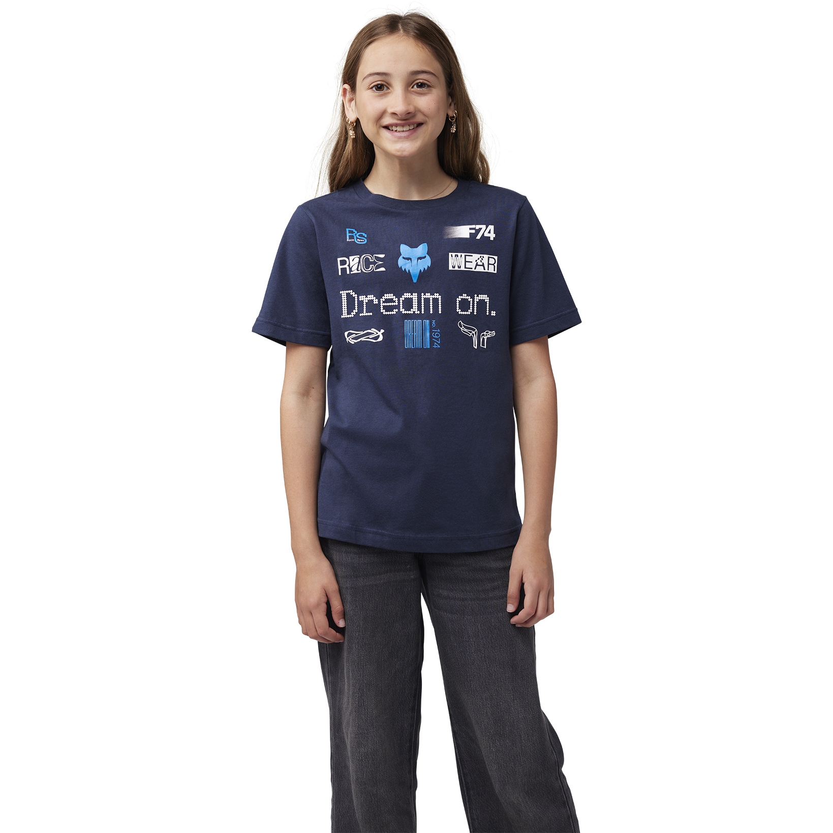 Produktbild von FOX RS Dream Kurzarmshirt Kinder - midnight