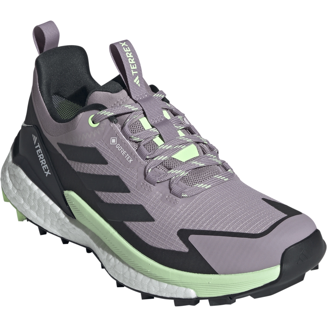Bild von adidas TERREX Free Hiker 2 Low GORE-TEX Wanderschuhe Damen - preloved fig/carbon/green spark IE5102
