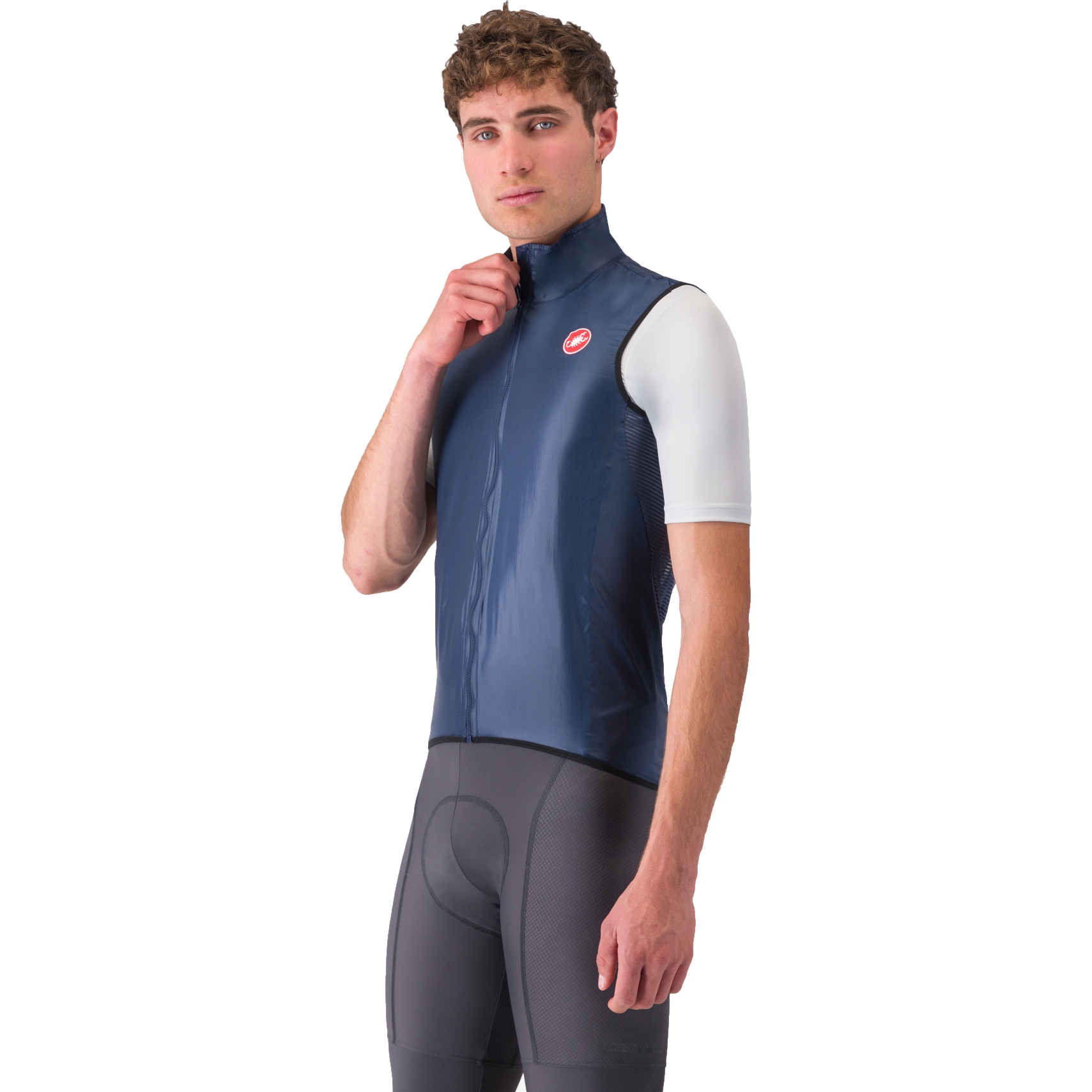 Жилет мужской Castelli Aria - бельгийский синий 424