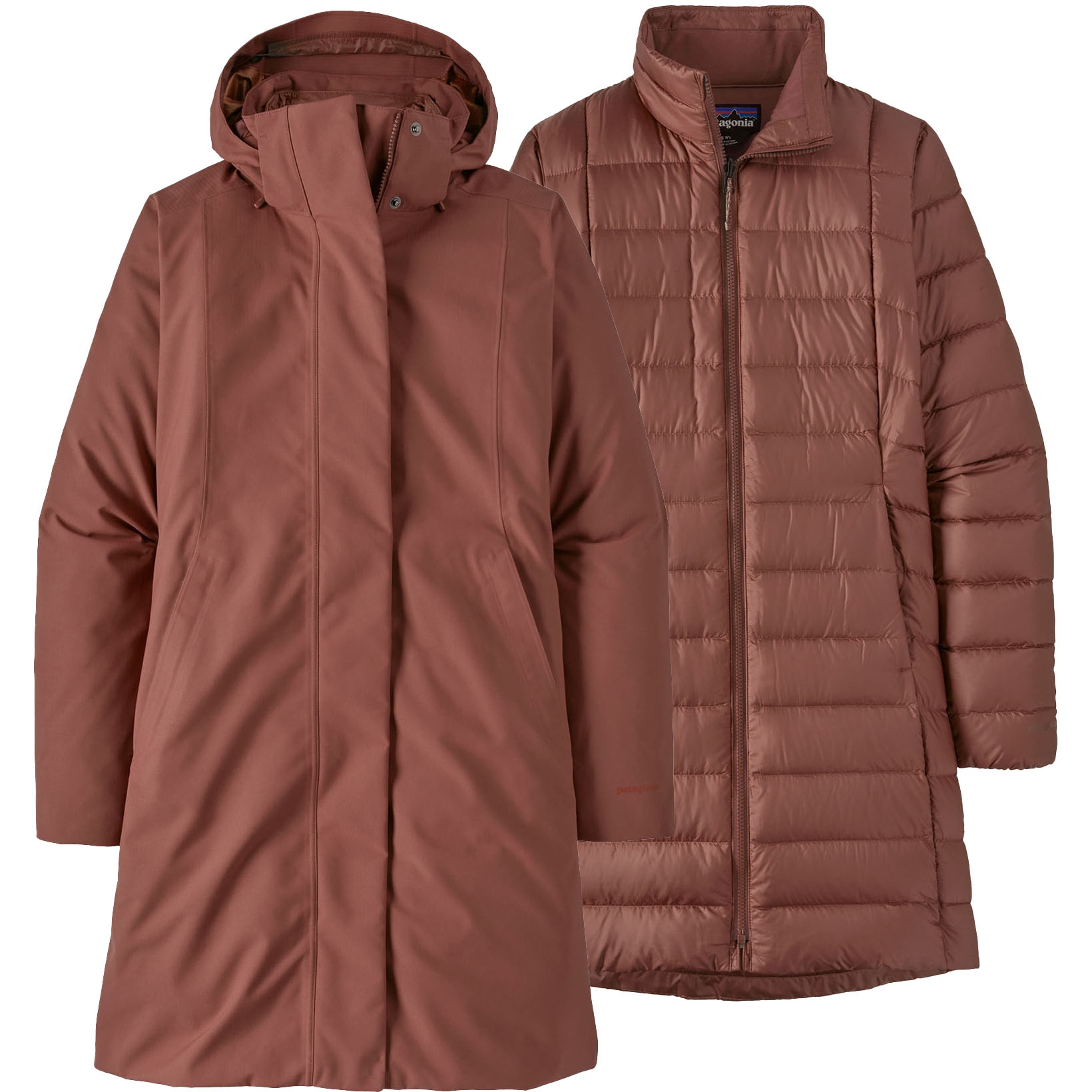 Patagonia Tres 3-in-1 Parka Women - Dulse Mauve | BIKE24