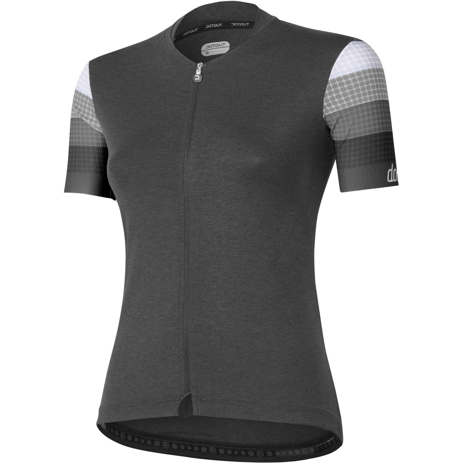 Picture of Dotout Elite Women&#039;s Jersey - melange dark grey/black