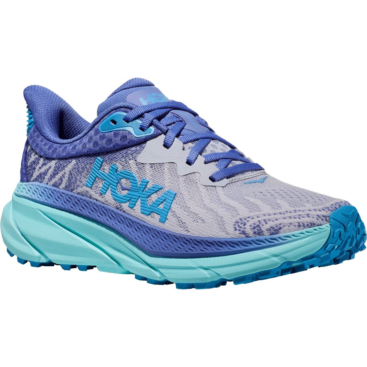 Picture of Hoka Challenger 7 Running Shoes Women - ether / cosmos