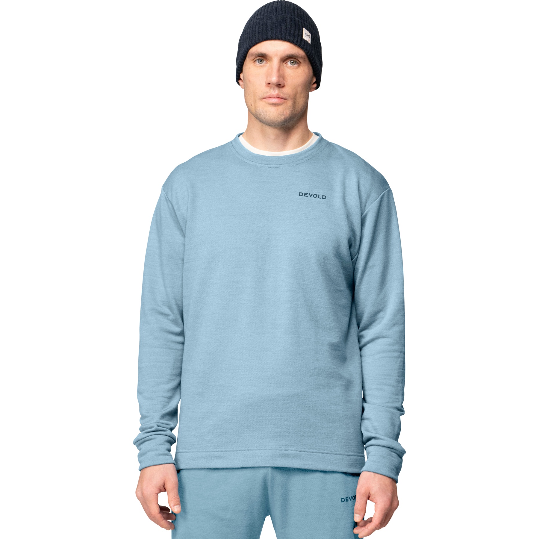 Produktbild von Devold Everyday Crew Langarmshirt Herren - 247A Skyblue