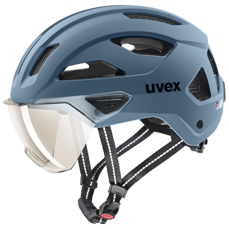 Produktbild von Uvex stride visor Helmet - stone blue matt