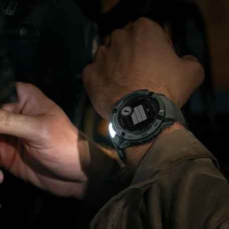 | Edition moosgrün - BIKE24 Standard Garmin 2X Solar Smartwatch Instinct GPS