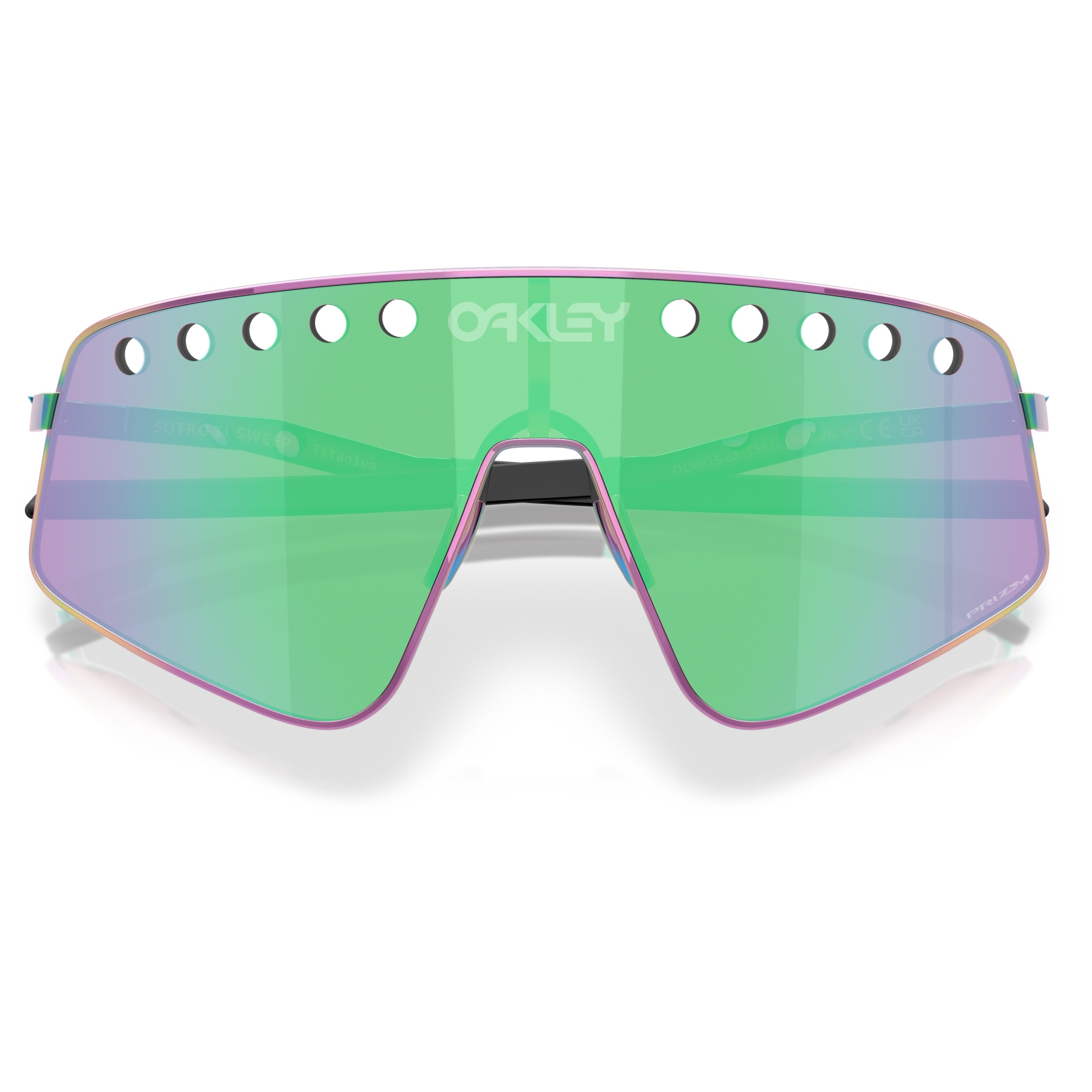 Oakley Sutro TI Sweep Glasses - Polished Oil Slick/Prizm Road Jade