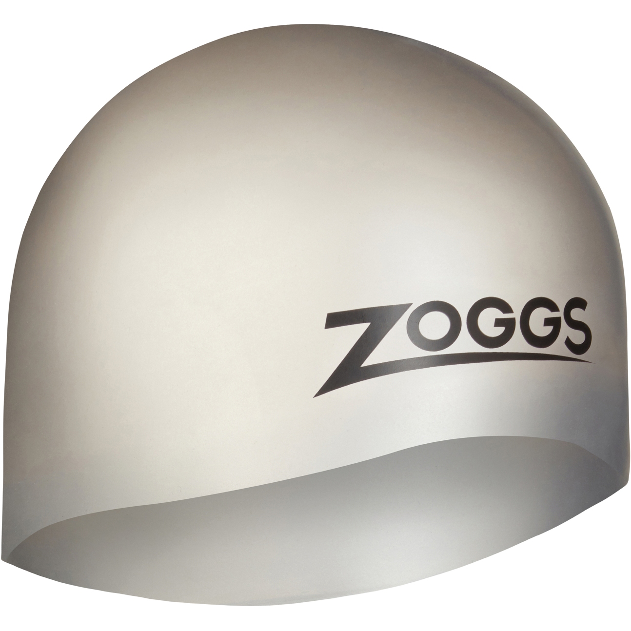 Produktbild von Zoggs Easy Fit Silicone Badekappe - silber