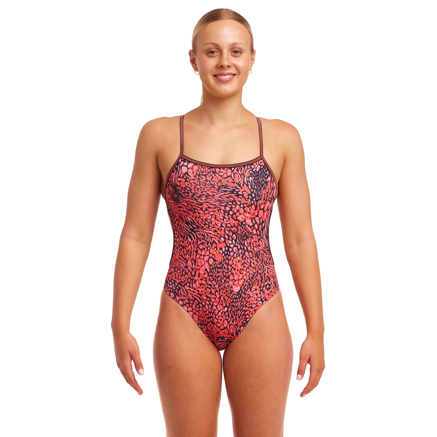 Maillot de bain Nike Swim Sport Spiderback électrique femme